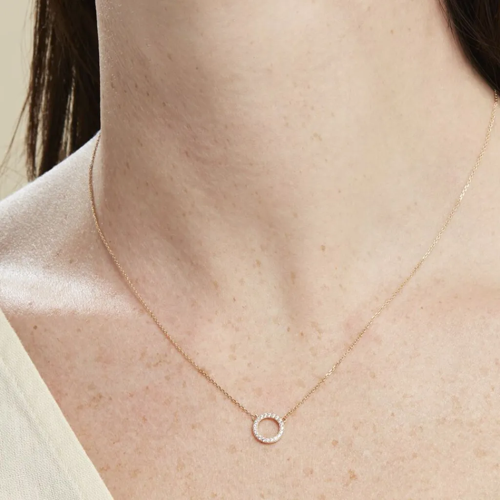 Histoire d'Or Collier Lim De Zirconium or jaune oxyde Online