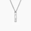 Histoire d'Or Collier Line Acier Blanc Discount