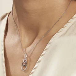 Histoire d'Or Collier Liyana Argent Blanc Oxyde De Zirconium Outlet