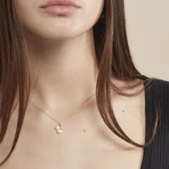 Histoire d'Or Collier Loeva Or Jaune Perle De Culture Et Oxyde De Zirconium