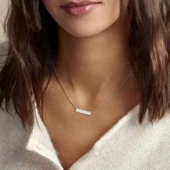 Histoire d'Or Collier Lorayne Argent Blanc Outlet