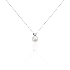 Histoire d'Or Collier Lorella Argent Blanc Perle De Culture Online