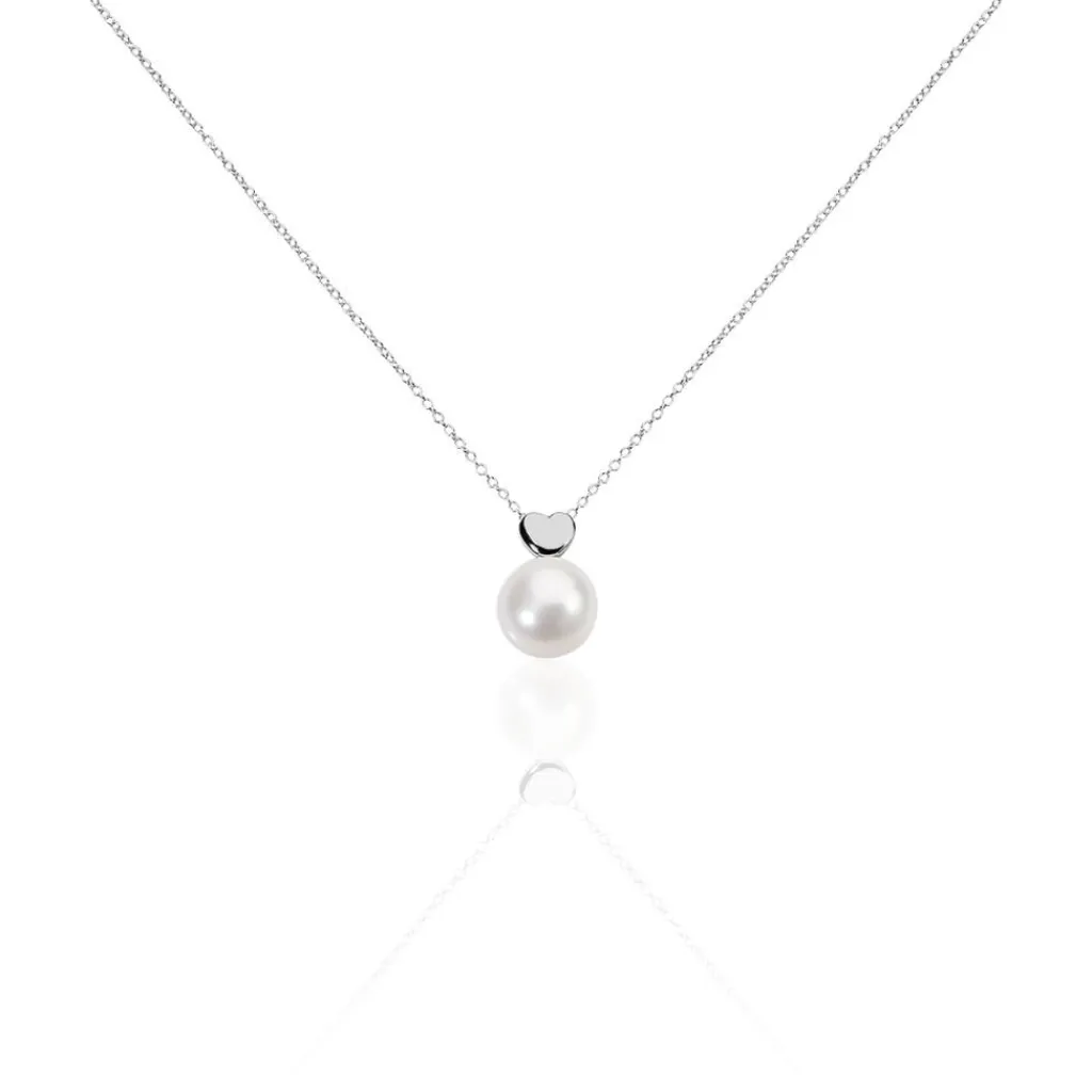 Histoire d'Or Collier Lorella Argent Blanc Perle De Culture Online