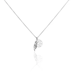 Histoire d'Or Collier Lorelle Argent Blanc Hot