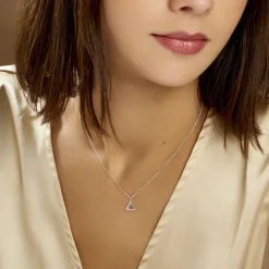 Histoire d'Or Collier Lorena De Zirconium argent blanc oxyde Discount