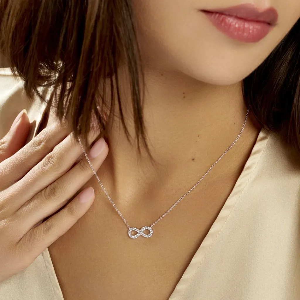 Histoire d'Or Collier Lou Argent Blanc Oxyde De Zirconium Discount