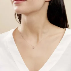 Histoire d'Or Collier Louise Or Blanc Diamant Sale