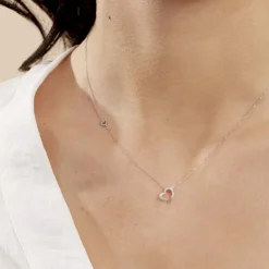 Histoire d'Or Collier Louise Or Blanc Diamant Sale