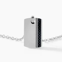 JOURDAN Collier Lovaina Acier Blanc Online