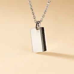 JOURDAN Collier Lovaina Acier Blanc Online