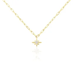 Histoire d'Or Collier Loved One Or Jaune Diamant Hot