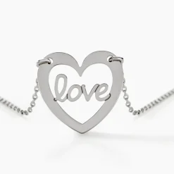 Histoire d'Or Collier Lovia Argent Blanc