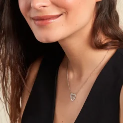 Histoire d'Or Collier Lovia Argent Blanc