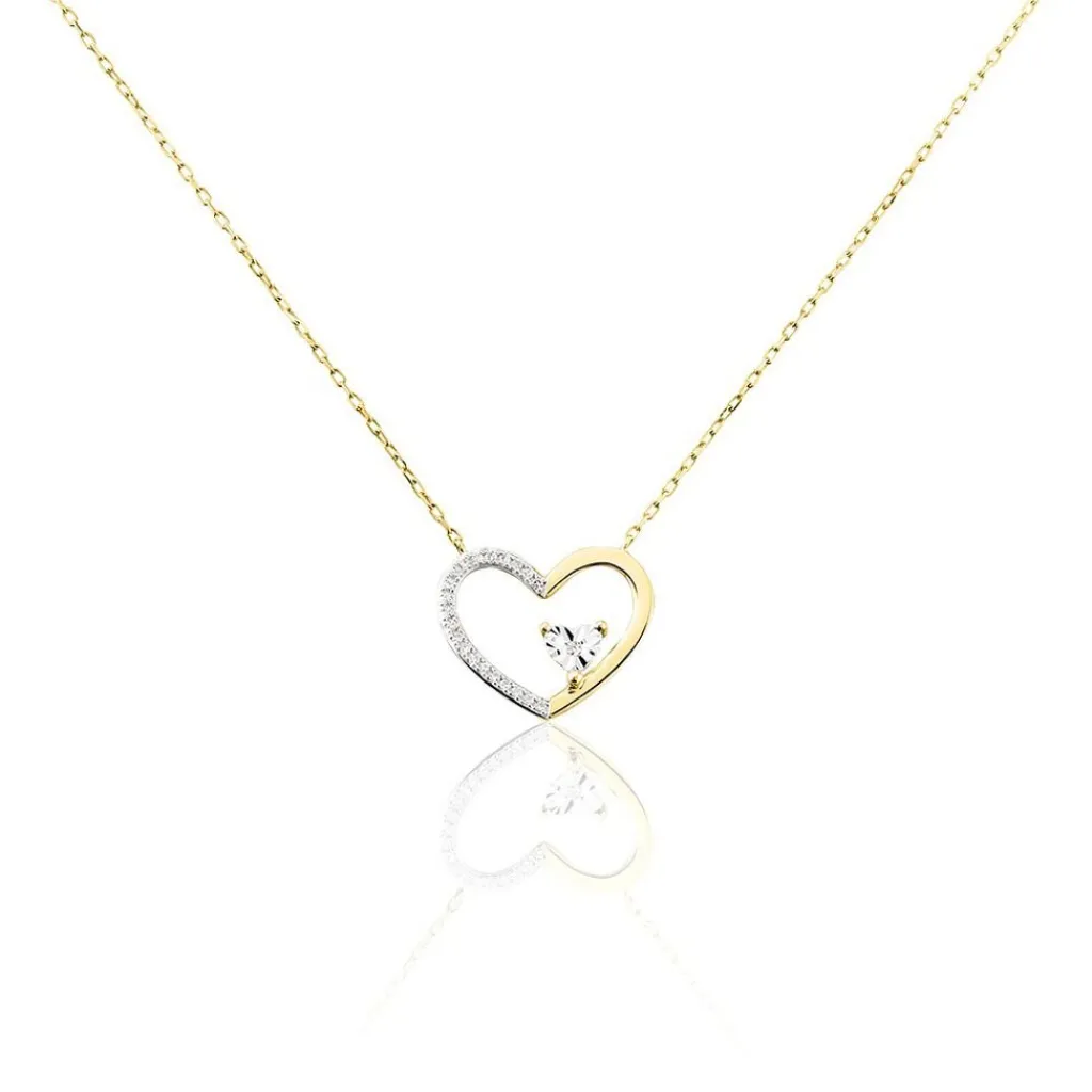 Histoire d'Or Collier Loviaisa Or Jaune Diamant Sale