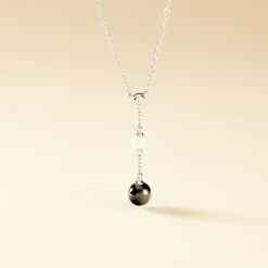 Histoire d'Or Collier Lucia Cera Argent Blanc Perle De Culture Et Céramique Clearance