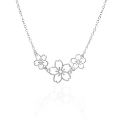 Histoire d'Or Collier Lucrezia Argent Blanc New