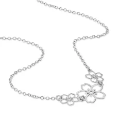 Histoire d'Or Collier Lucrezia Argent Blanc New