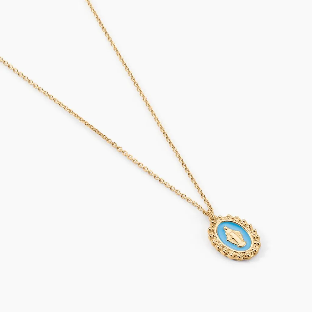 Histoire d'Or Collier Lueur Coloree Or Jaune