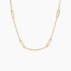 Histoire d'Or Collier Lueur Plaqué Or Jaune New