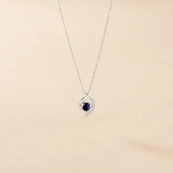 Histoire d'Or Collier Lydia Or Blanc Saphir Discount