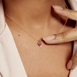 Histoire d'Or Collier Lydia Or Jaune Rubis Best