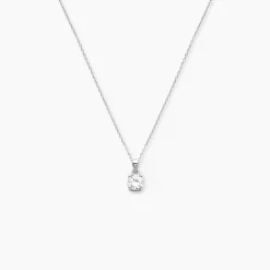 Histoire d'Or Collier Lynna Argent Blanc Oxyde De Zirconium Discount