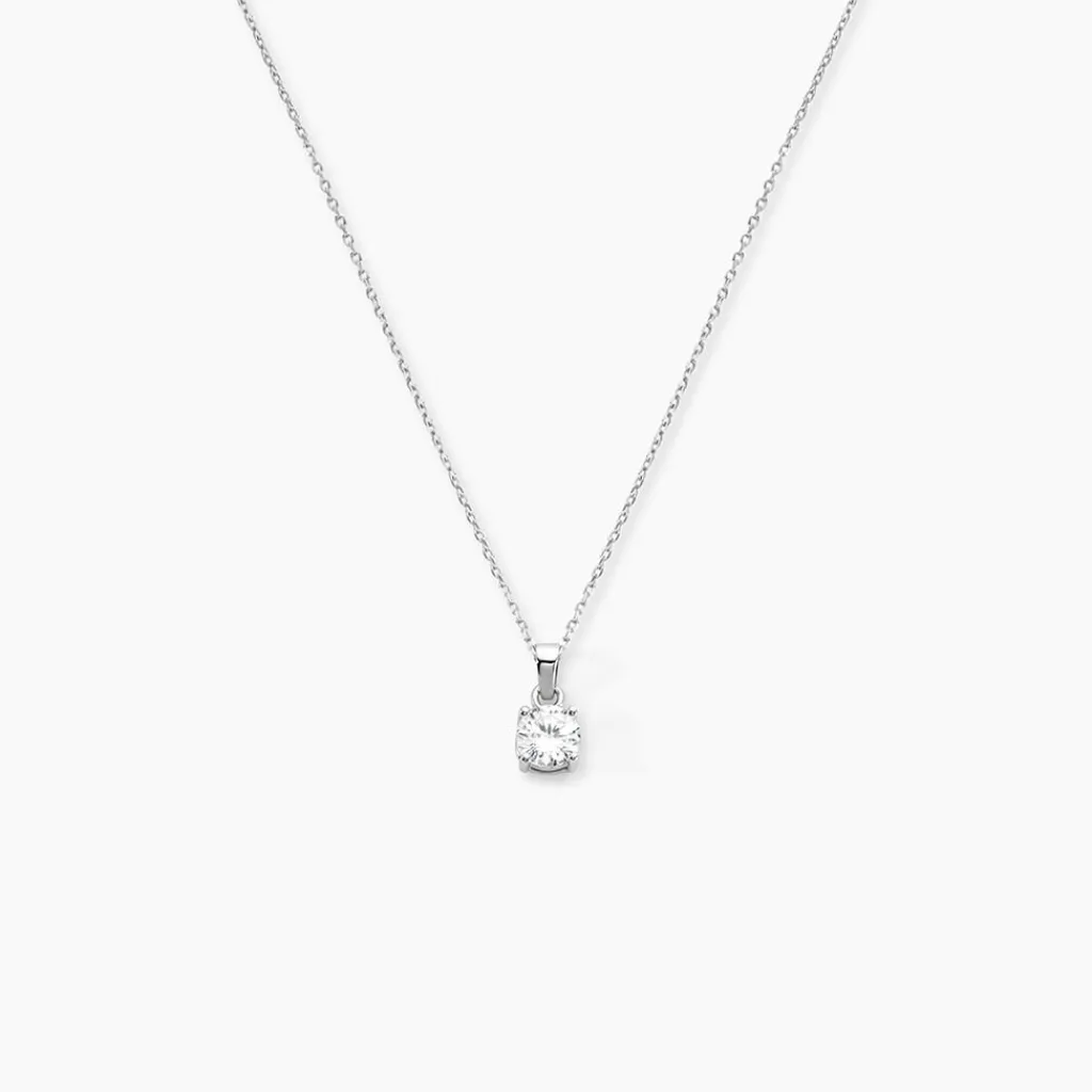 Histoire d'Or Collier Lynna Argent Blanc Oxyde De Zirconium Discount