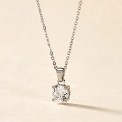 Histoire d'Or Collier Lynna Argent Blanc Oxyde De Zirconium Discount