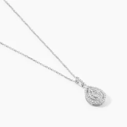 Histoire d'Or Collier Lysa Argent Blanc Oxyde De Zirconium Outlet
