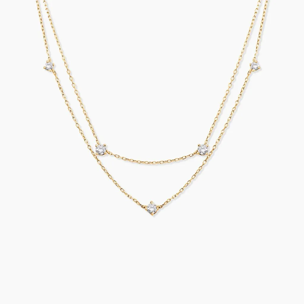 Histoire d'Or Collier Madhav Or Jaune Diamant Synthétique Discount