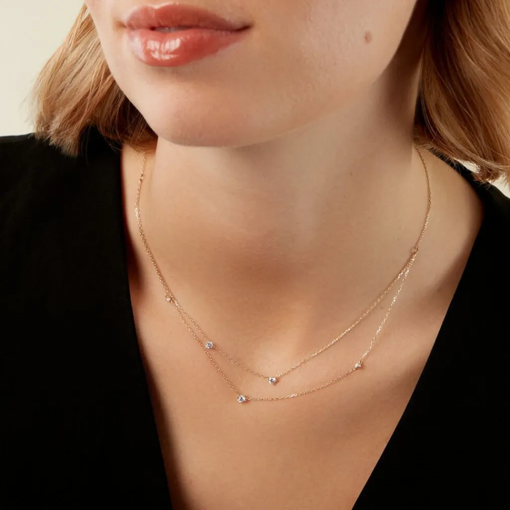 Histoire d'Or Collier Madhav Or Jaune Diamant Synthétique Discount