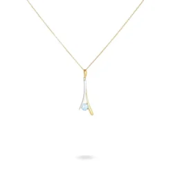 Histoire d'Or Collier Madli Or Bicolore Topaze Hot