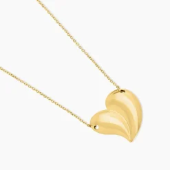Histoire d'Or Collier Madlie Acier Jaune New