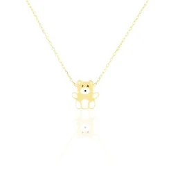 Histoire d'Or Collier Mae Ourson Or Jaune Outlet