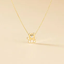 Histoire d'Or Collier Mae Ourson Or Jaune Outlet