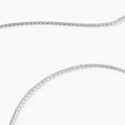 Histoire d'Or Collier Maille Argent Claudine argent blanc Discount