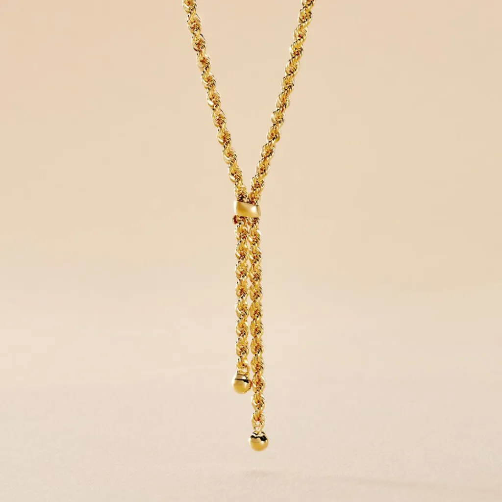 Histoire d'Or Collier Maille Cordell Or Jaune Sale