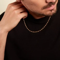 Histoire d'Or Collier Maille Dami Maille Grain De Cafe or jaune