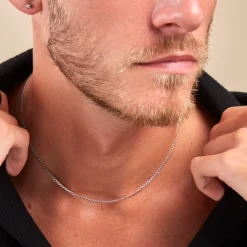 Histoire d'Or Collier Maille Piato Argent Blanc Outlet