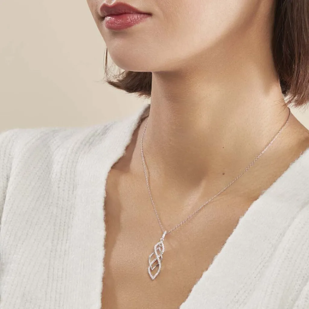 Histoire d'Or Collier Malika Argent Blanc Oxyde De Zirconium Clearance