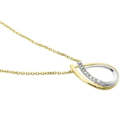 Histoire d'Or Collier Marilynn Or Bicolore Diamant Blanc Hot