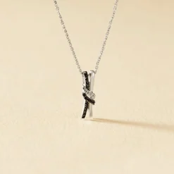 Histoire d'Or Collier Marina Or Blanc Diamant Clearance