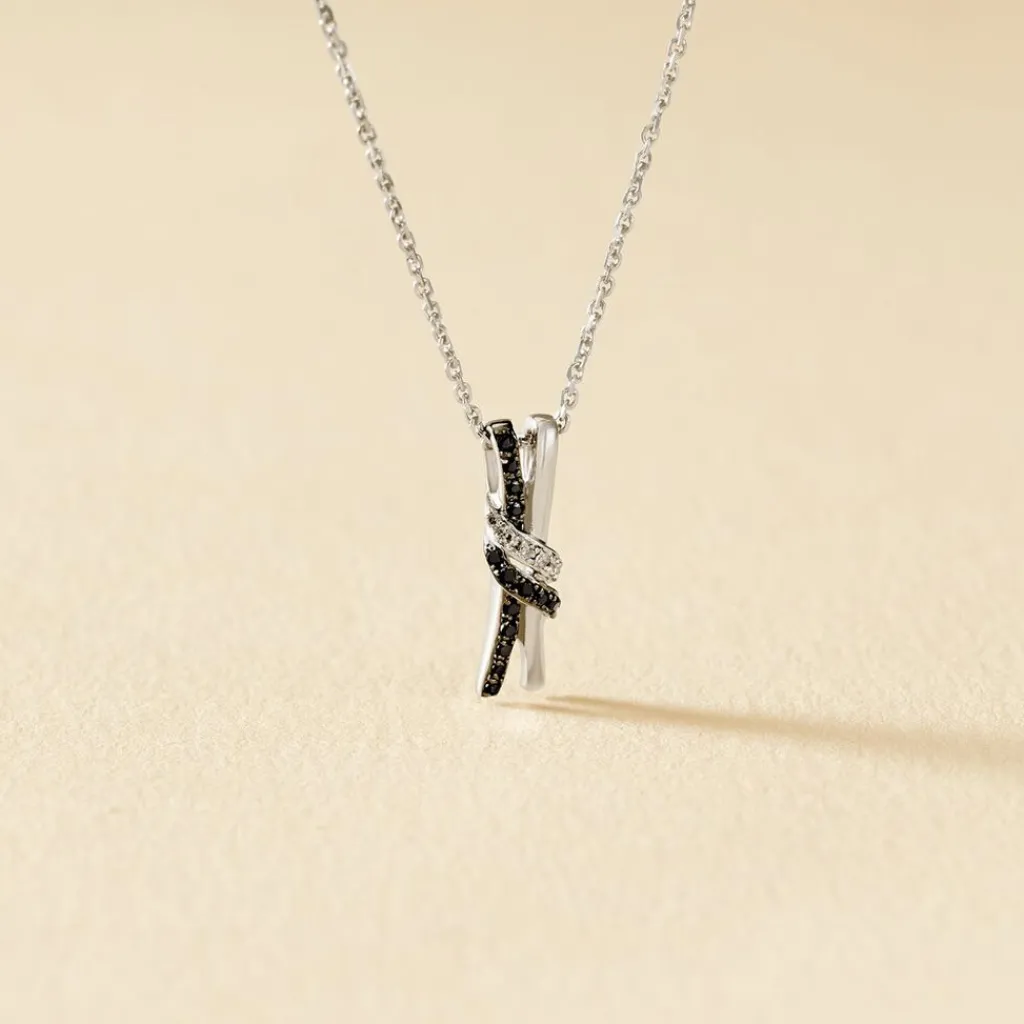 Histoire d'Or Collier Marina Or Blanc Diamant Clearance