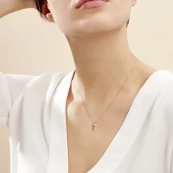 Histoire d'Or Collier Marina Or Blanc Diamant Clearance