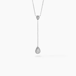 Histoire d'Or Collier Mariona Or Blanc Diamant Best