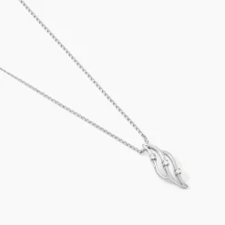 Histoire d'Or Collier Marnie Or Blanc Diamant Hot