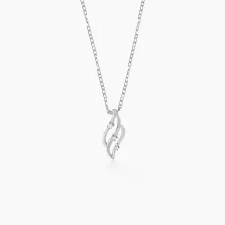 Histoire d'Or Collier Marnie Or Blanc Diamant Hot