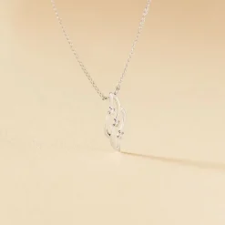 Histoire d'Or Collier Marnie Or Blanc Diamant Hot