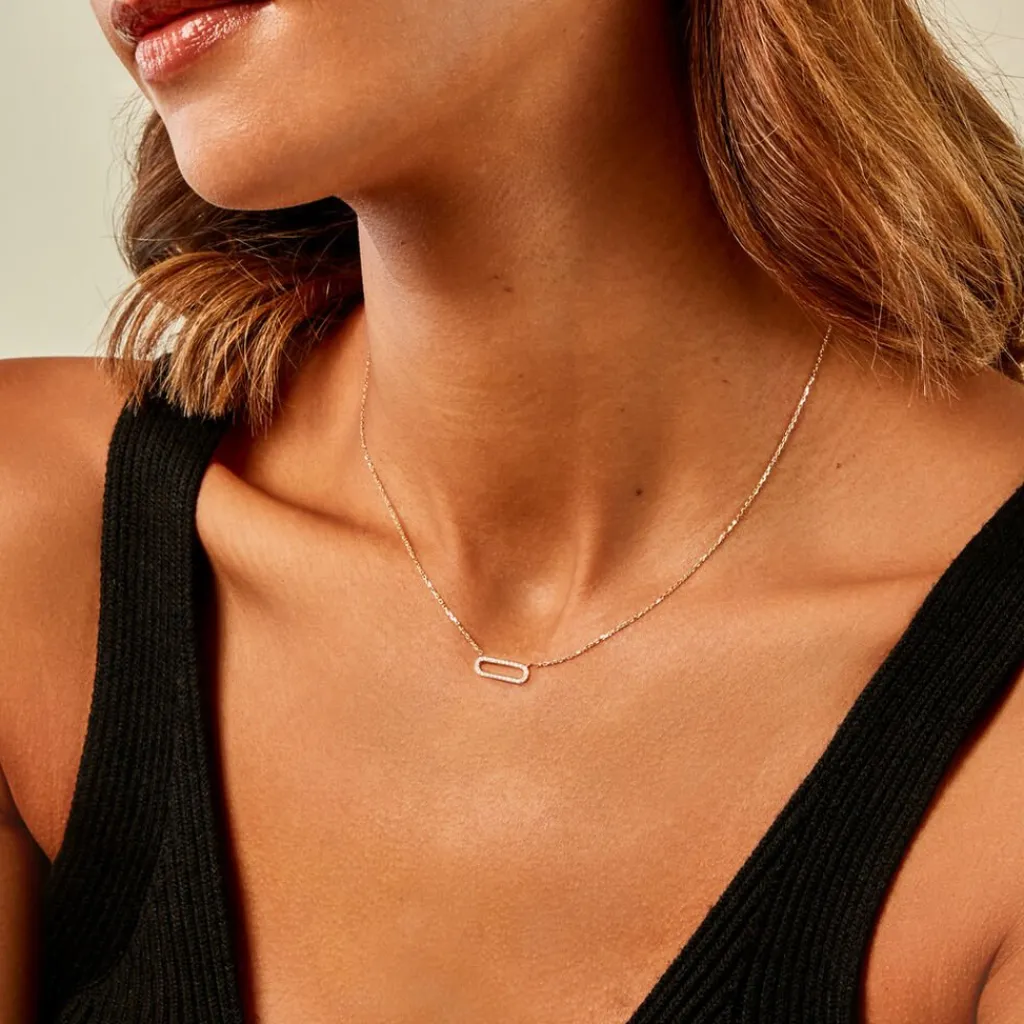 Histoire d'Or Collier Marshall Or Jaune Diamant Sale