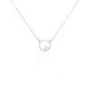Histoire d'Or Collier Marthe Argent Blanc Perle De Culture Et Oxyde De Zirconium Sale